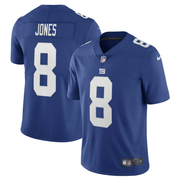 Men's Nike Daniel Jones Royal New York Giants Vapor Limited Jersey, Size: Medium, Blue