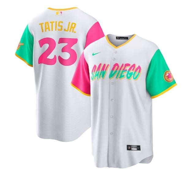 Fernando Tatis Jr. San Diego Padres Nike White City Connect Replica Pl