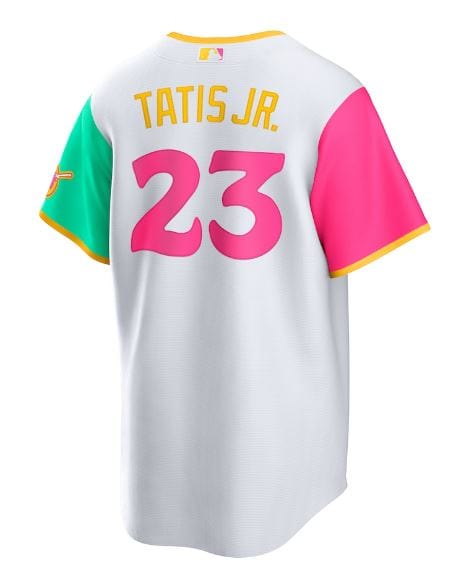 Nike Adult Jersey Fernando Tatis Jr. San Diego Padres Nike White City Connect Replica Player Jersey