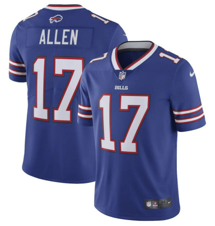 Nike Buffalo Bills No17 Josh Allen Green Youth Stitched NFL Limited 2015 Salute to Service Jersey