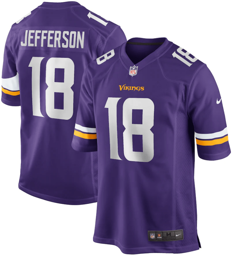 Men's Pro Standard Justin Jefferson Purple Minnesota Vikings