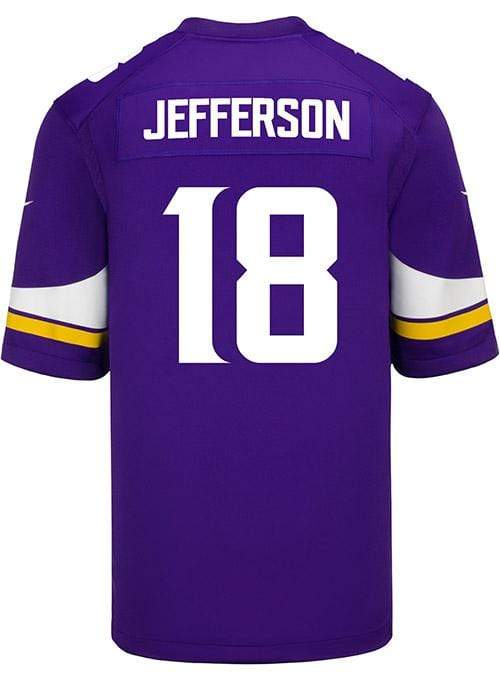 Justin Jefferson Minnesota Vikings Nike Grey Jersey