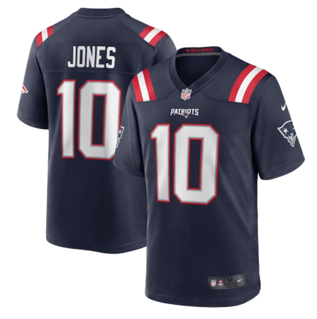 Men's Nike Mac Jones Black New England Patriots RFLCTV Limited Jersey