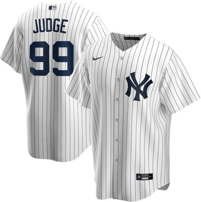 Nike Adult Jersey Men's Aaron Judge New York Yankees Nike White Home 2020 Replica Player Jersey