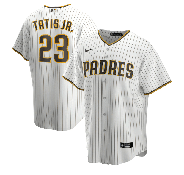 all white padres jersey