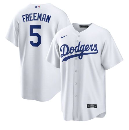 MLB Los Angeles Dodgers (Freddie Freeman) Men's Replica Baseball Jersey.