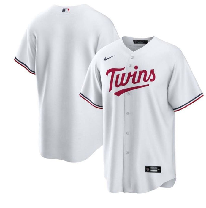 Nike MLB Miami Marlins Official Replica Home Short Sleeve V Neck T-Shirt  White