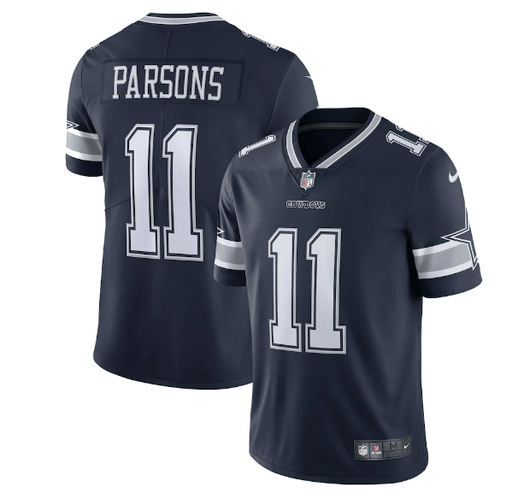 Nike Adult Jersey Micah Parsons Dallas Cowboys Nike Navy Vapor Limited Stitched Jersey