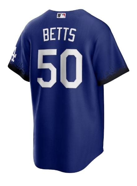 Men's Nike Mookie Betts Royal Los Angeles Dodgers City Connect Replica Player Jersey, L