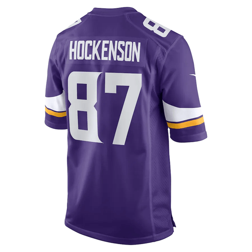 TJ Hockenson Minnesota Vikings NFL Nike Purple Game Jersey