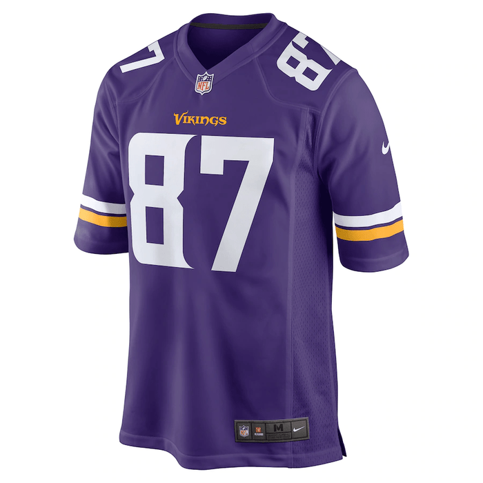 TJ Hockenson Jersey | Minnesota Vikings Purple Nike Game, M / Purple