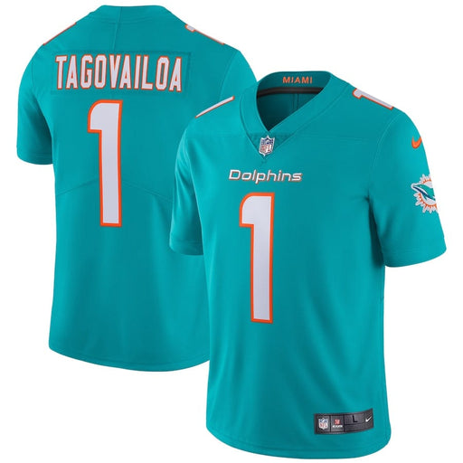 Tua Tagovailoa Miami Dolphins Nike Aqua Limited Stitched Jersey