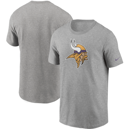 Minnesota Vikings Nike Gray Primary Logo T-Shirt
