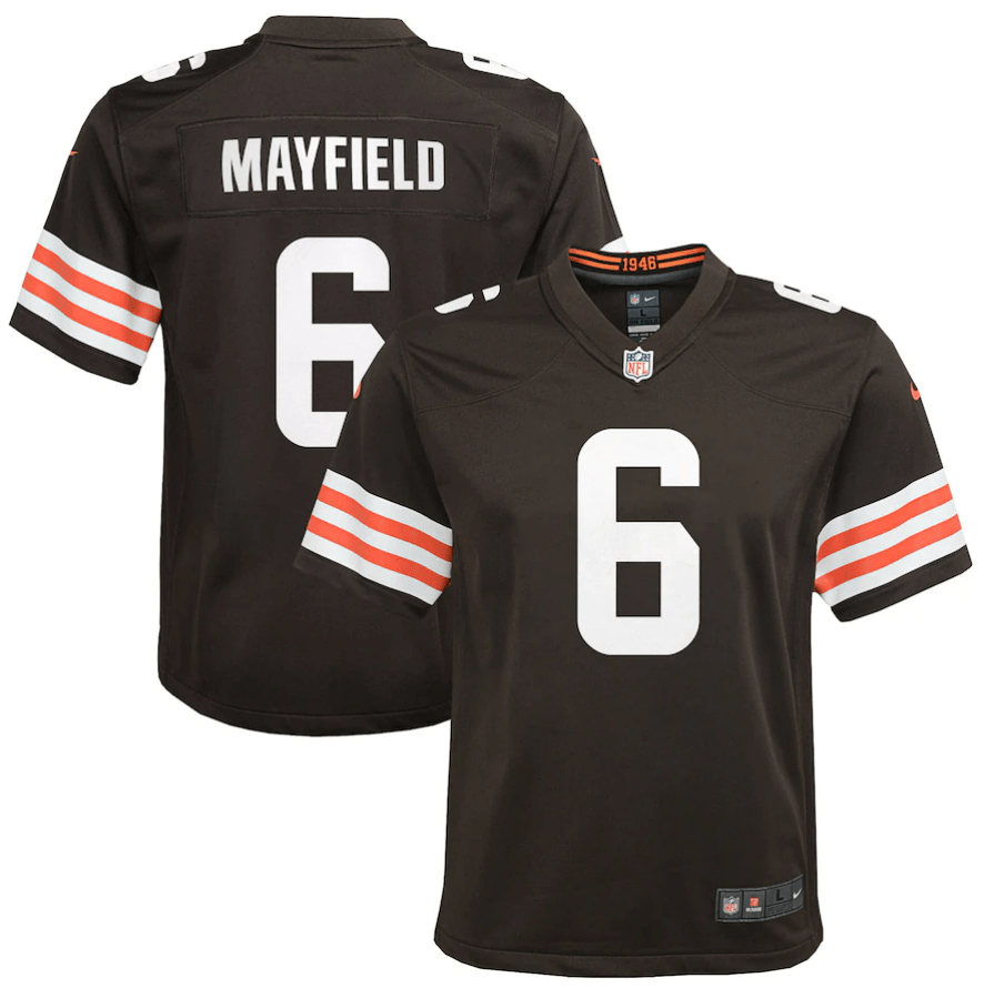 Nike, Shirts, Official Nike Nfl Baker Mayfield Jersey