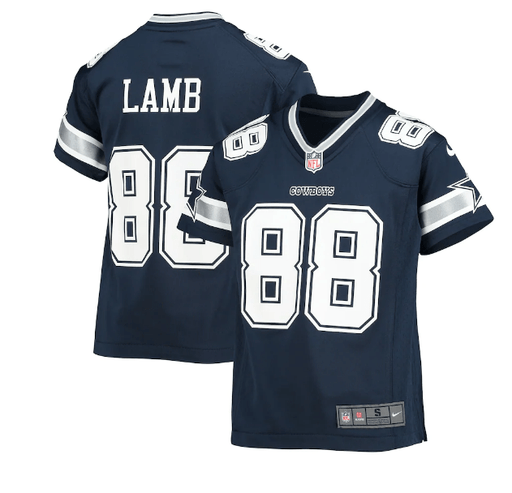 Youth CeeDee Lamb Dallas Cowboys Jersey Nike Navy Game Jersey
