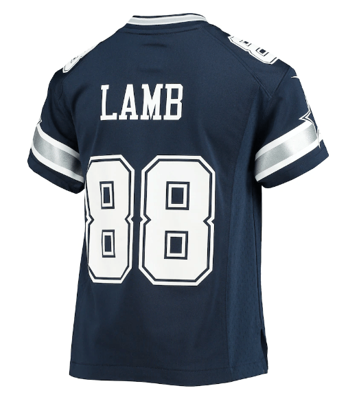 Nike Youth Jersey Youth CeeDee Lamb Dallas Cowboys Nike Navy Game Jersey