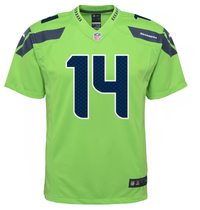 Nike Men's Nike DK Metcalf White Seattle Seahawks Game Jersey