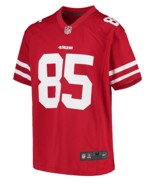 Nike Youth San Francisco 49ers George Kittle Game Jersey - Red