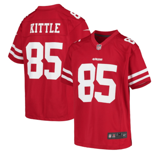 Nike Youth San Francisco 49ers George Kittle Game Jersey - Red