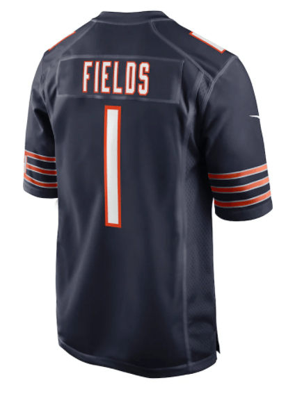 Youth Justin Fields Chicago Bears Nike Navy Blue Game Jersey
