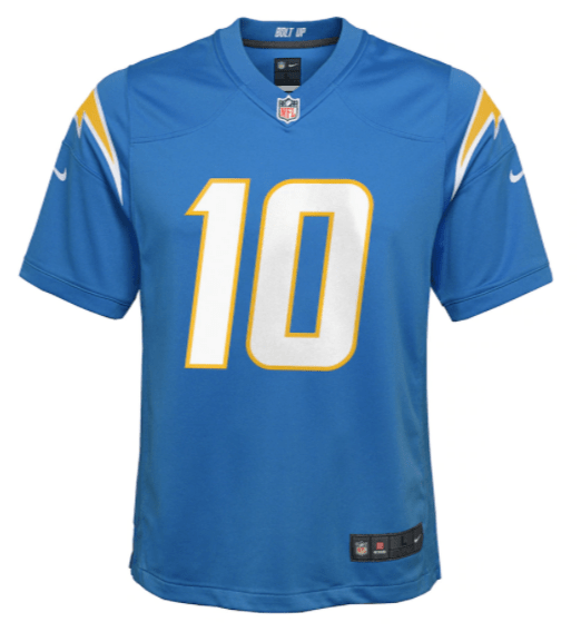 Nike Youth Jersey Youth Justin Herbert Los Angeles Chargers Nike Blue Game Jersey