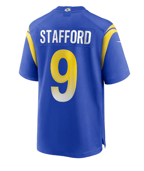Nike Youth Jersey Youth Matthew Stafford Los Angeles Rams Nike Blue Game Jersey