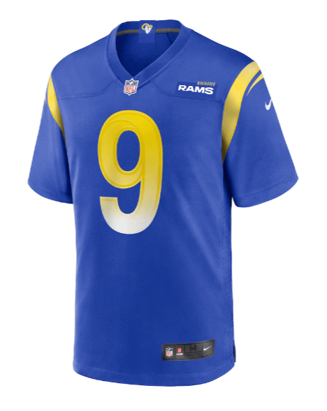 Youth Matthew Stafford Los Angeles Rams Nike Blue Game Jersey