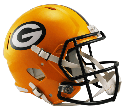 Riddell Helmet One Size Green Bay Packers Speed Replica Helmet