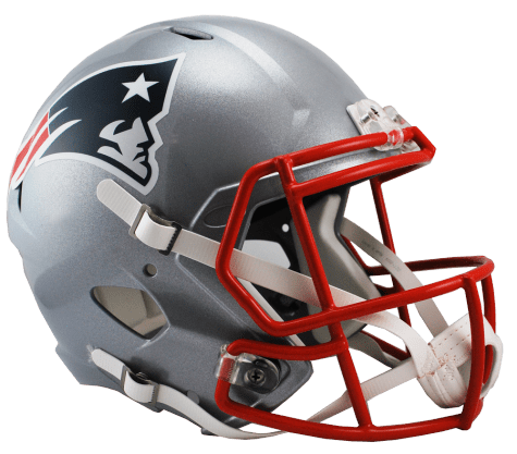 Riddell Helmet One Size / Silver New England Patriots Speed Replica Helmet