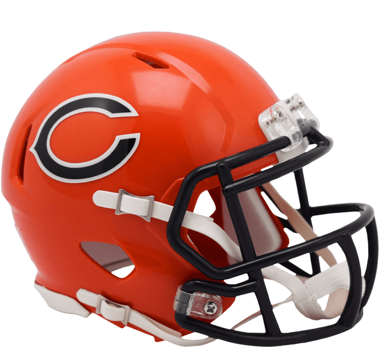 Riddell Mini Helmet Orange Chicago Bears Riddell 2022 Orange Alternate Speed Mini Helmet
