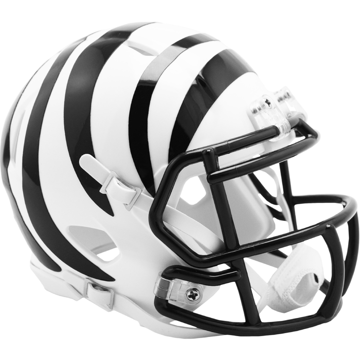 Riddell Mini Helmet White Cincinnati Bengals Riddell 2022 White Alternate Speed Mini Helmet